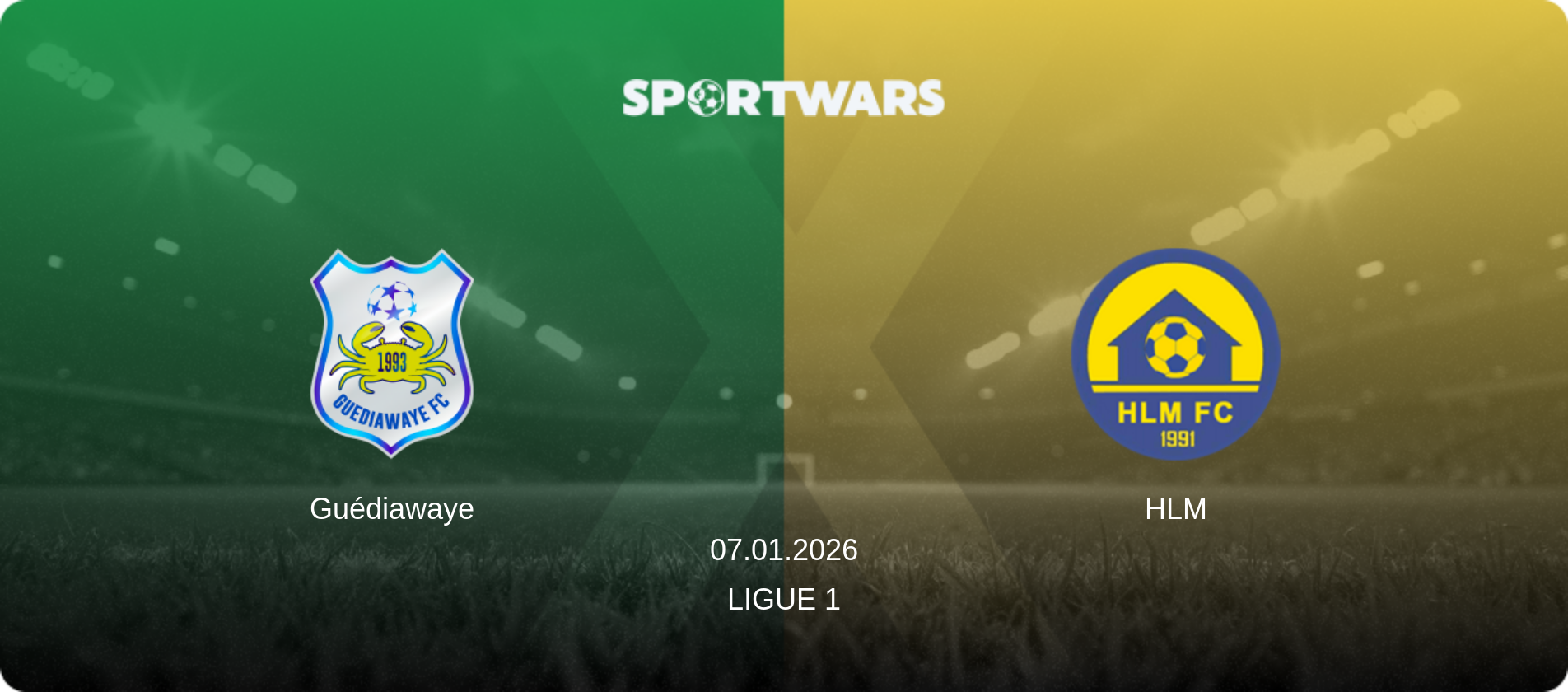 Guédiawaye — HLM, 07.01.2026 — Ligue 1 (match preview)