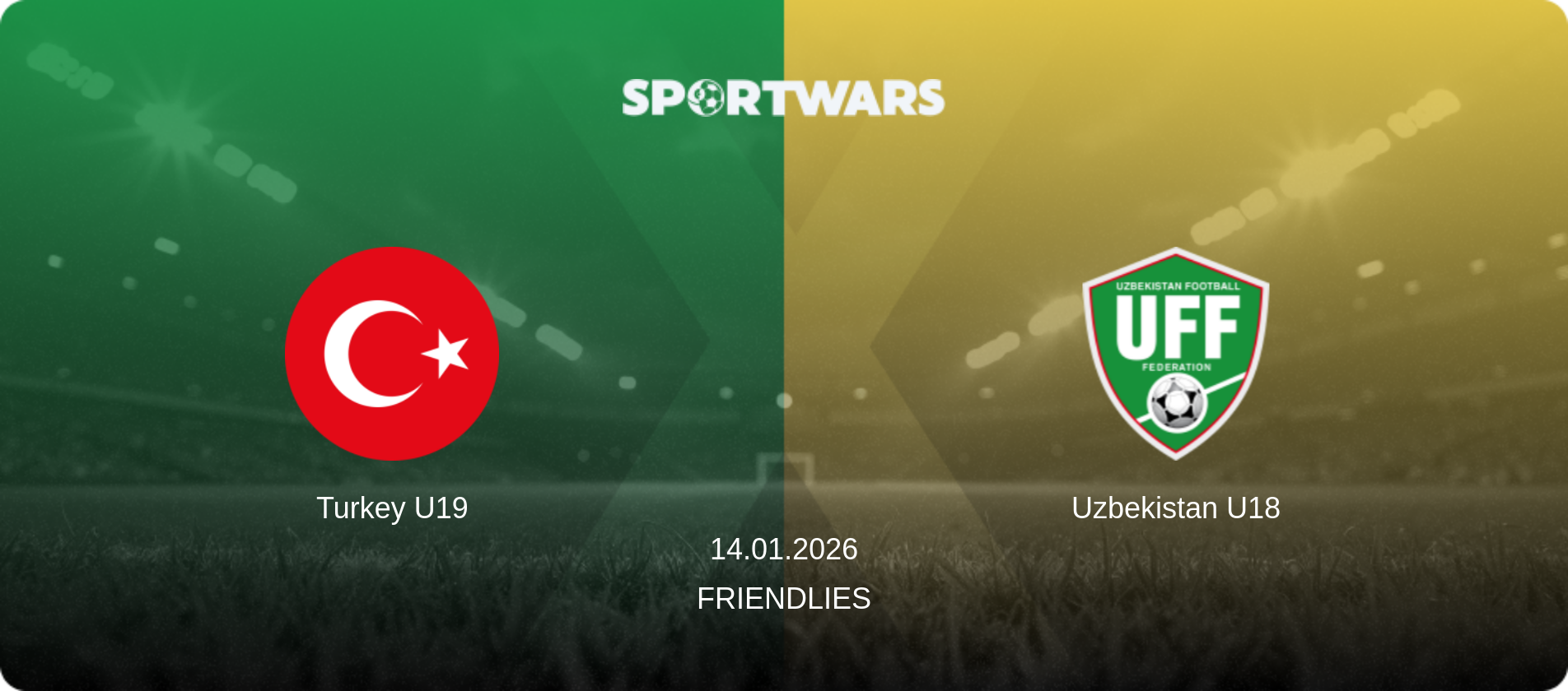 Turkey U19 — Uzbekistan U18, 14.01.2026 — Friendlies (match preview)