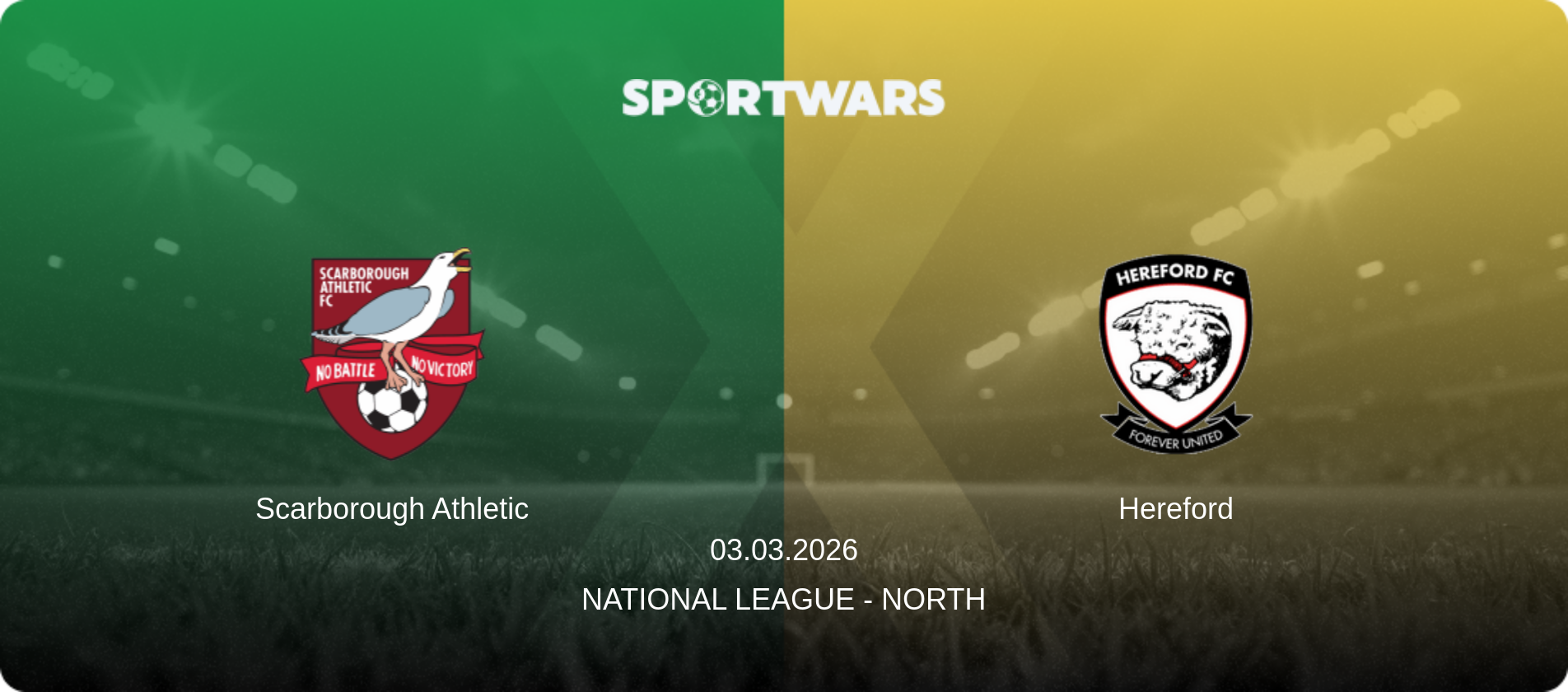 Scarborough Athletic — Hereford, 06.01.2026 — National League - North (match preview)