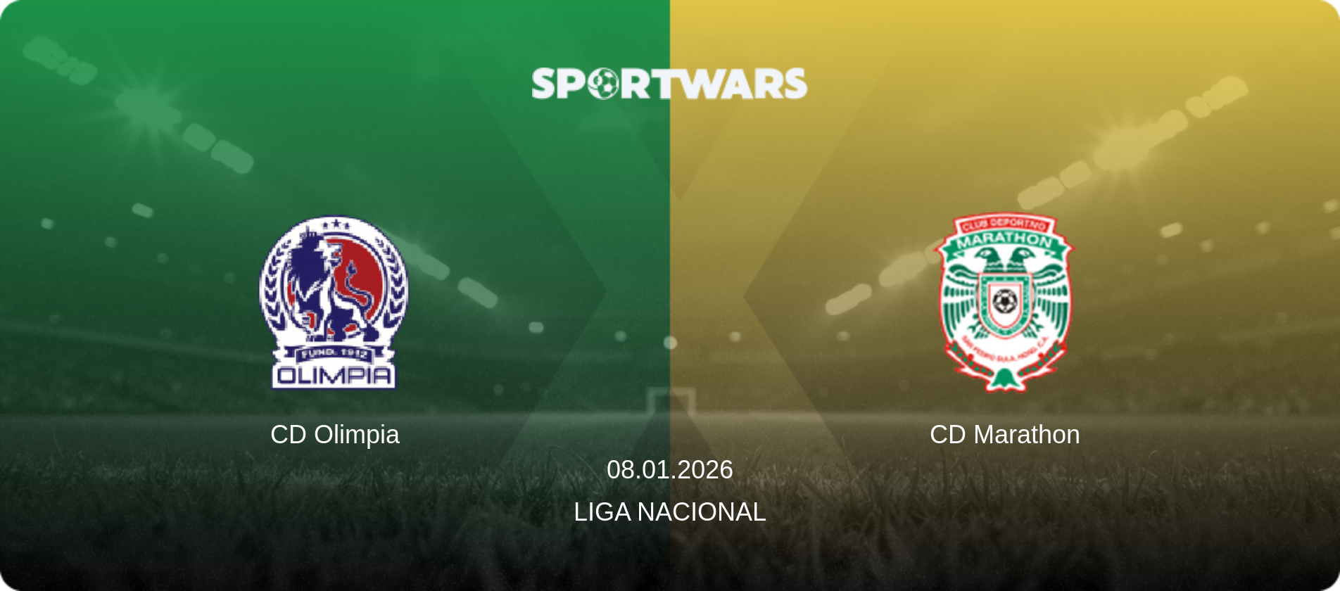 CD Olimpia — CD Marathon, 08.01.2026 — Liga Nacional (match preview)