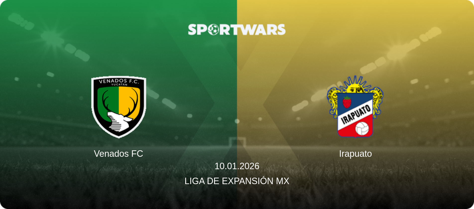 Venados FC — Irapuato, 10.01.2026 — Liga de Expansión MX (match preview)