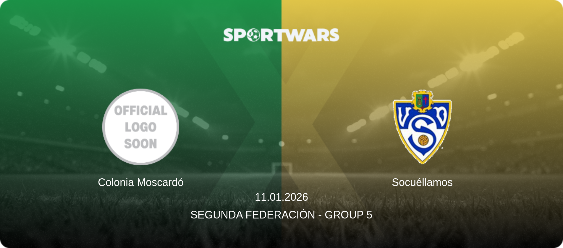 Colonia Moscardó — Socuéllamos, 11.01.2026 — Segunda Federación - Group 5 (match preview)