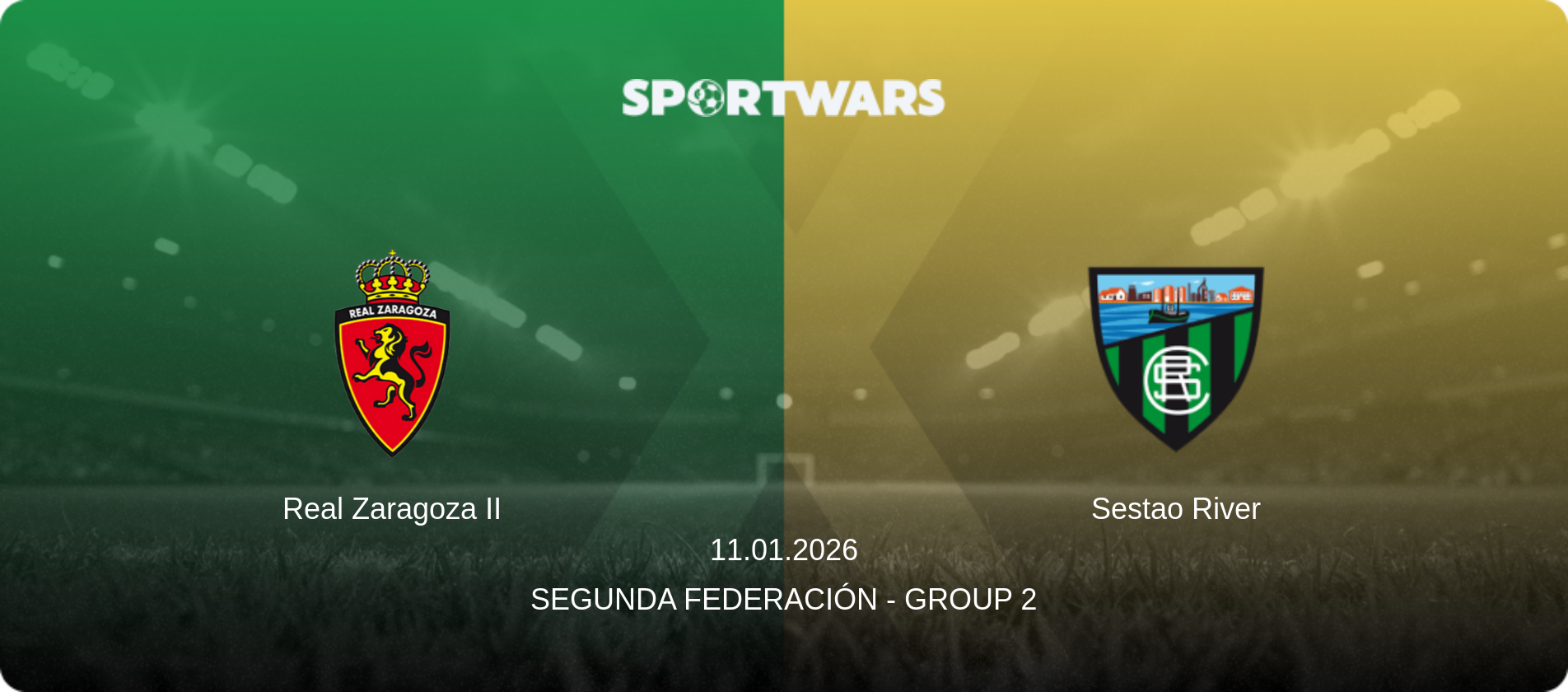 Real Zaragoza II — Sestao River, 11.01.2026 — Segunda Federación - Group 2 (match preview)