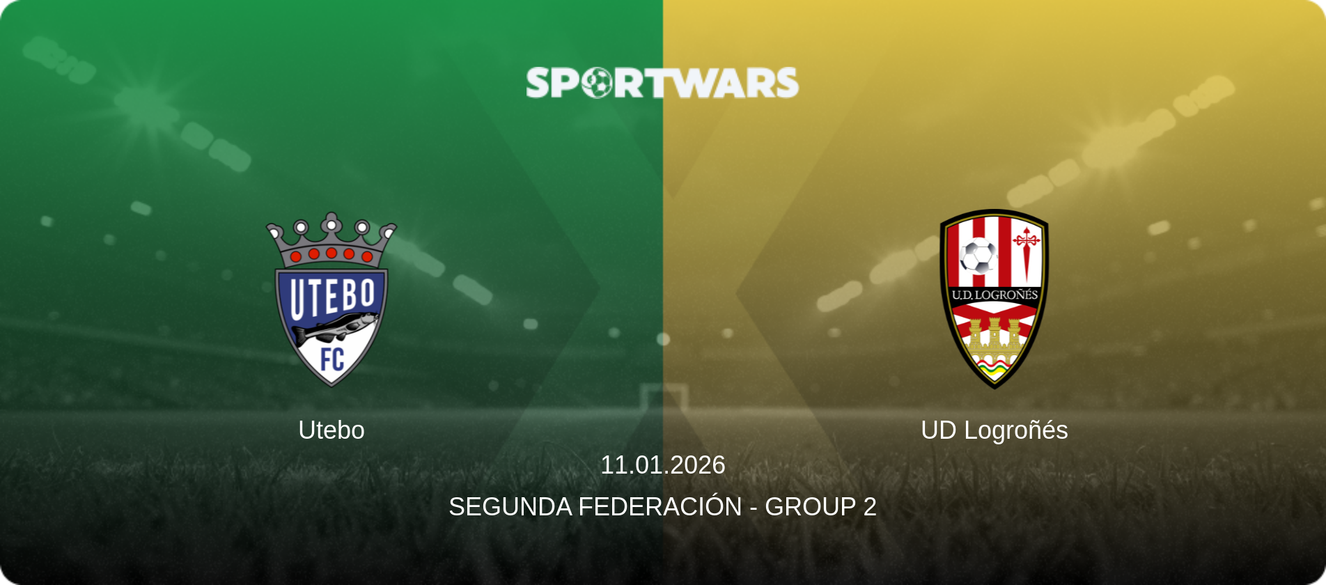 Utebo — UD Logroñés, 11.01.2026 — Segunda Federación - Group 2 (match preview)