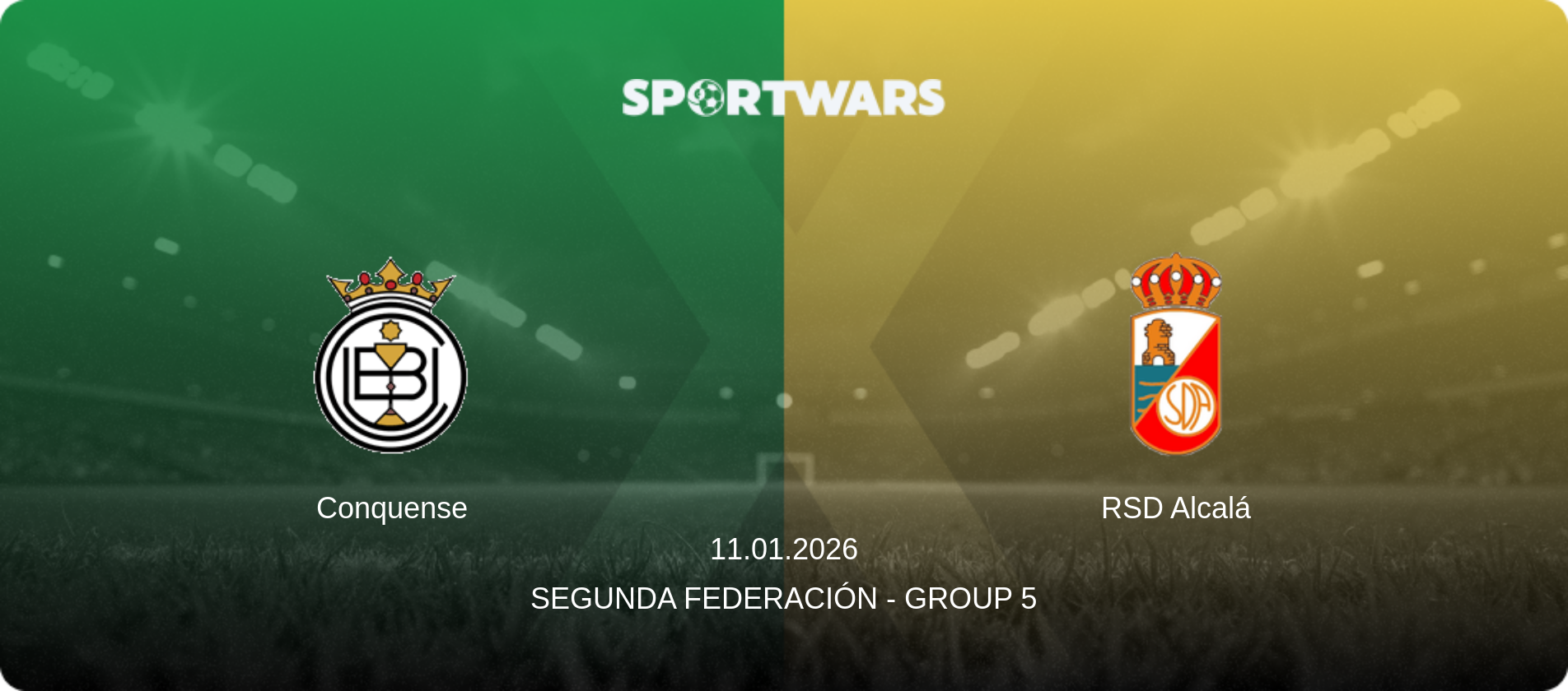 Conquense — RSD Alcalá, 11.01.2026 — Segunda Federación - Group 5 (match preview)