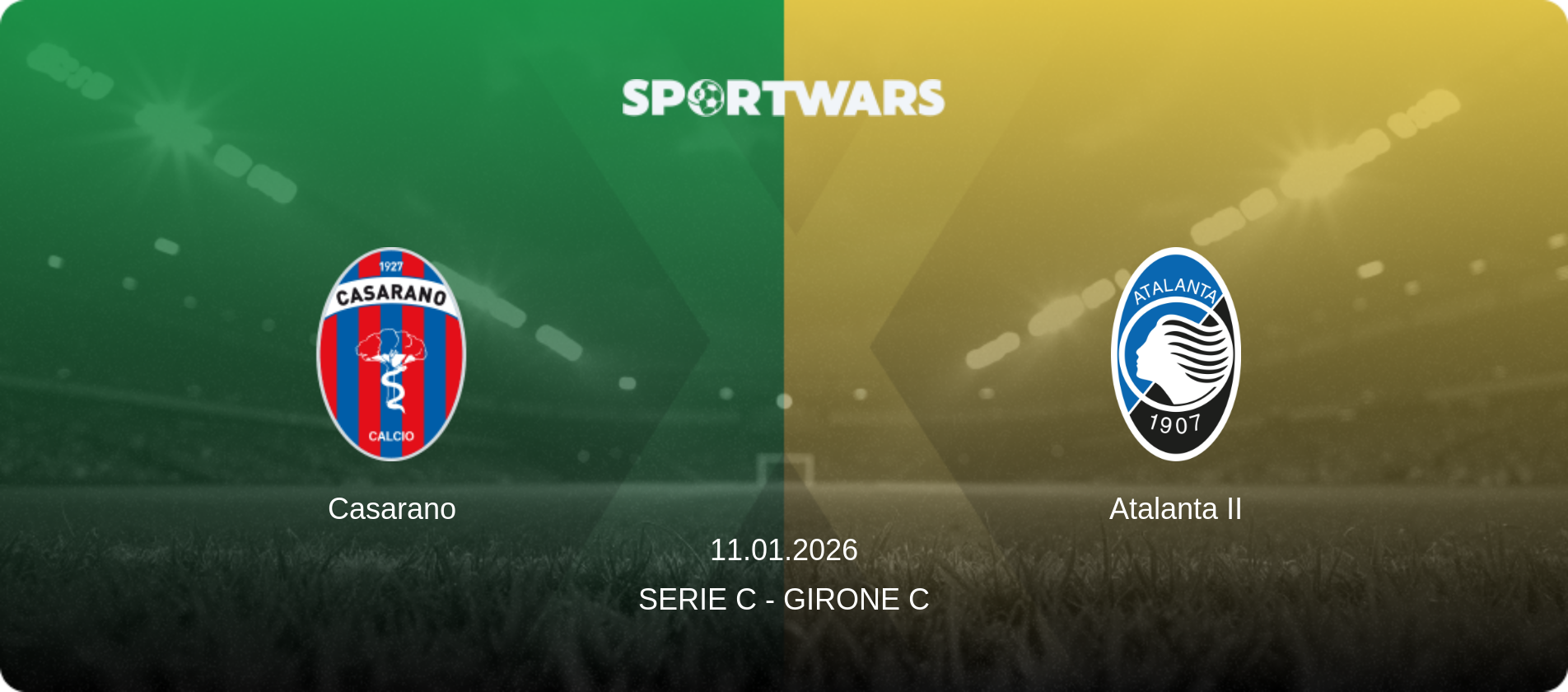 Casarano — Atalanta II, 11.01.2026 — Serie C - Girone C (match preview)