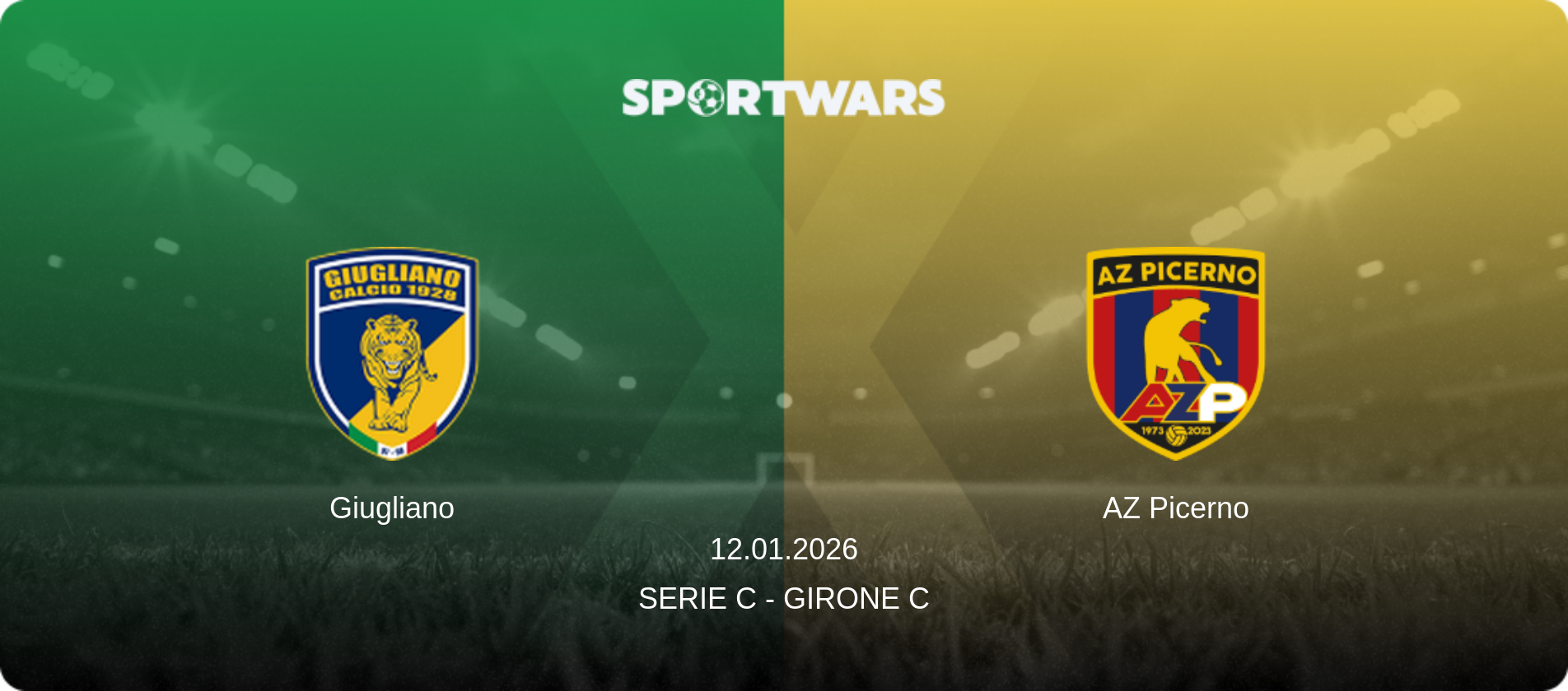 Giugliano — AZ Picerno, 12.01.2026 — Serie C - Girone C (match preview)