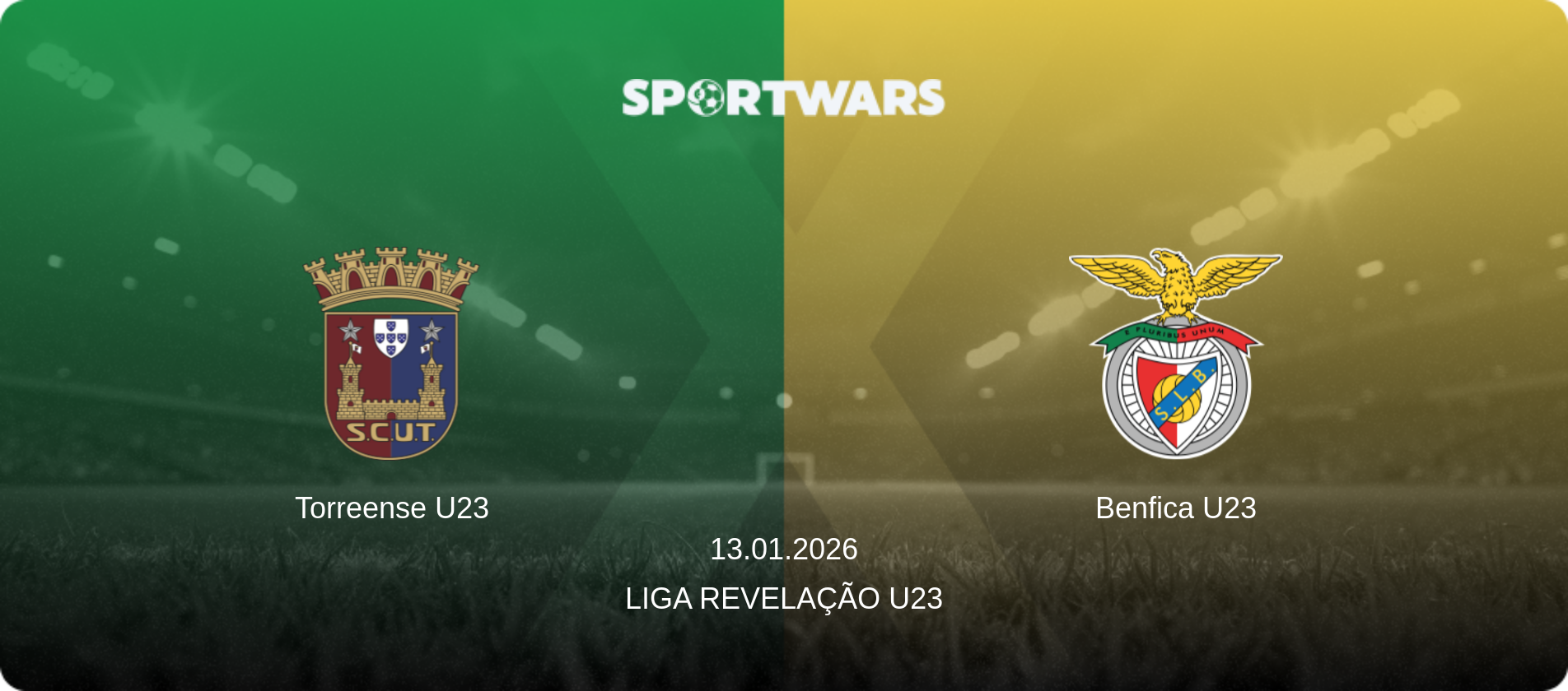 Torreense U23 — Benfica U23, 13.01.2026 — Liga Revelação U23 (match preview)