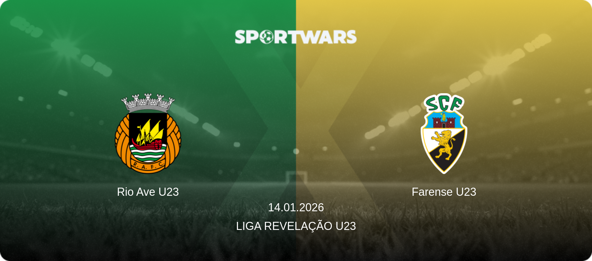 Rio Ave U23 — Farense U23, 14.01.2026 — Liga Revelação U23 (match preview)