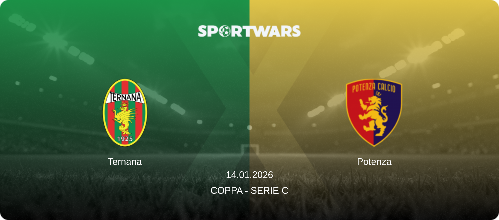 Ternana — Potenza, 14.01.2026 — Coppa - Serie C (match preview)