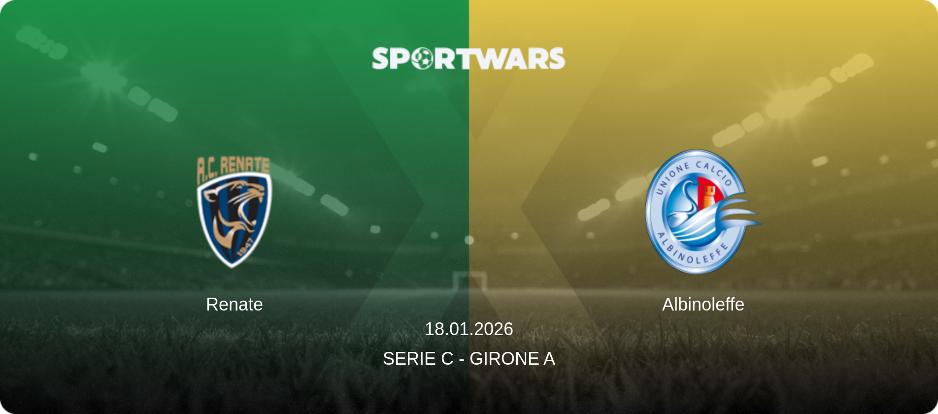Renate — Albinoleffe, 18.01.2026 — Serie C - Girone A (match preview)