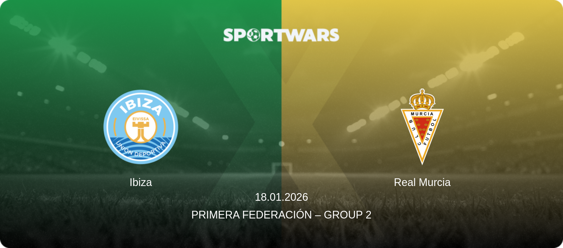 Ibiza — Real Murcia, 18.01.2026 — Primera Federación – Group 2 (match preview)