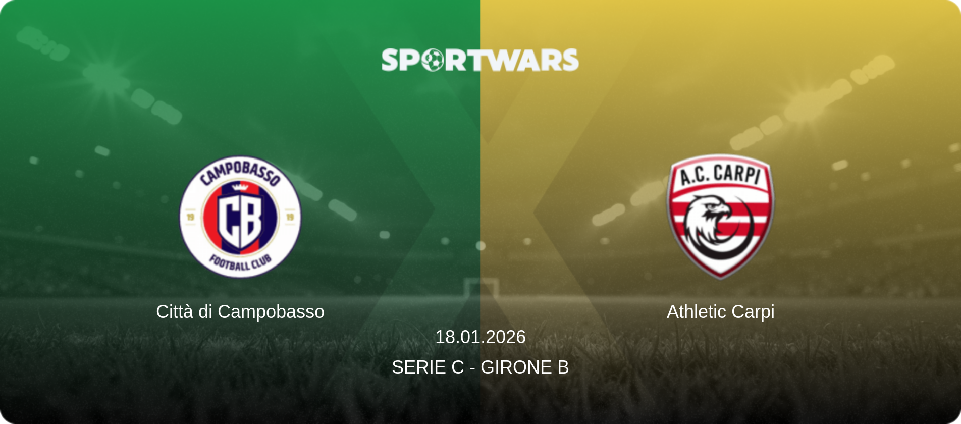Città di Campobasso — Athletic Carpi, 18.01.2026 — Serie C - Girone B (match preview)