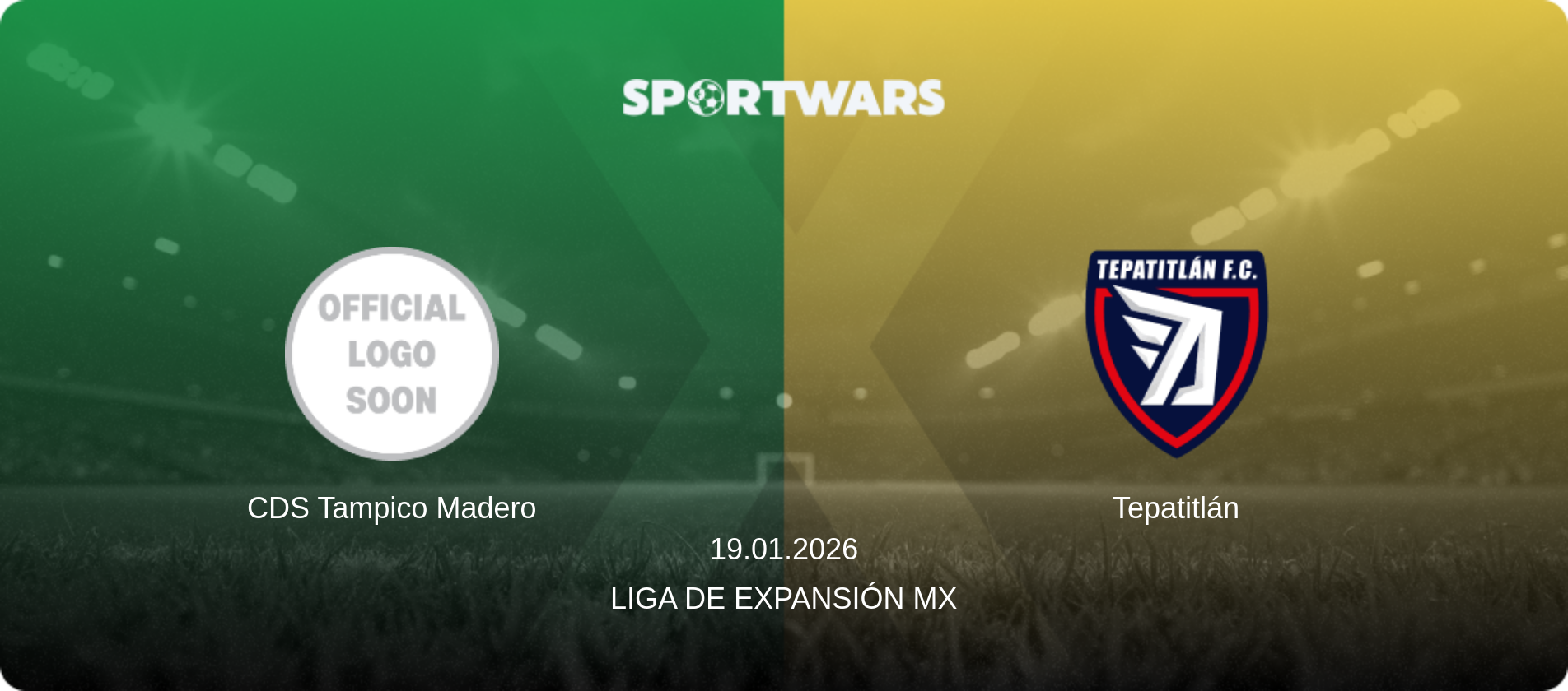 CDS Tampico Madero — Tepatitlán, 19.01.2026 — Liga de Expansión MX (match preview)