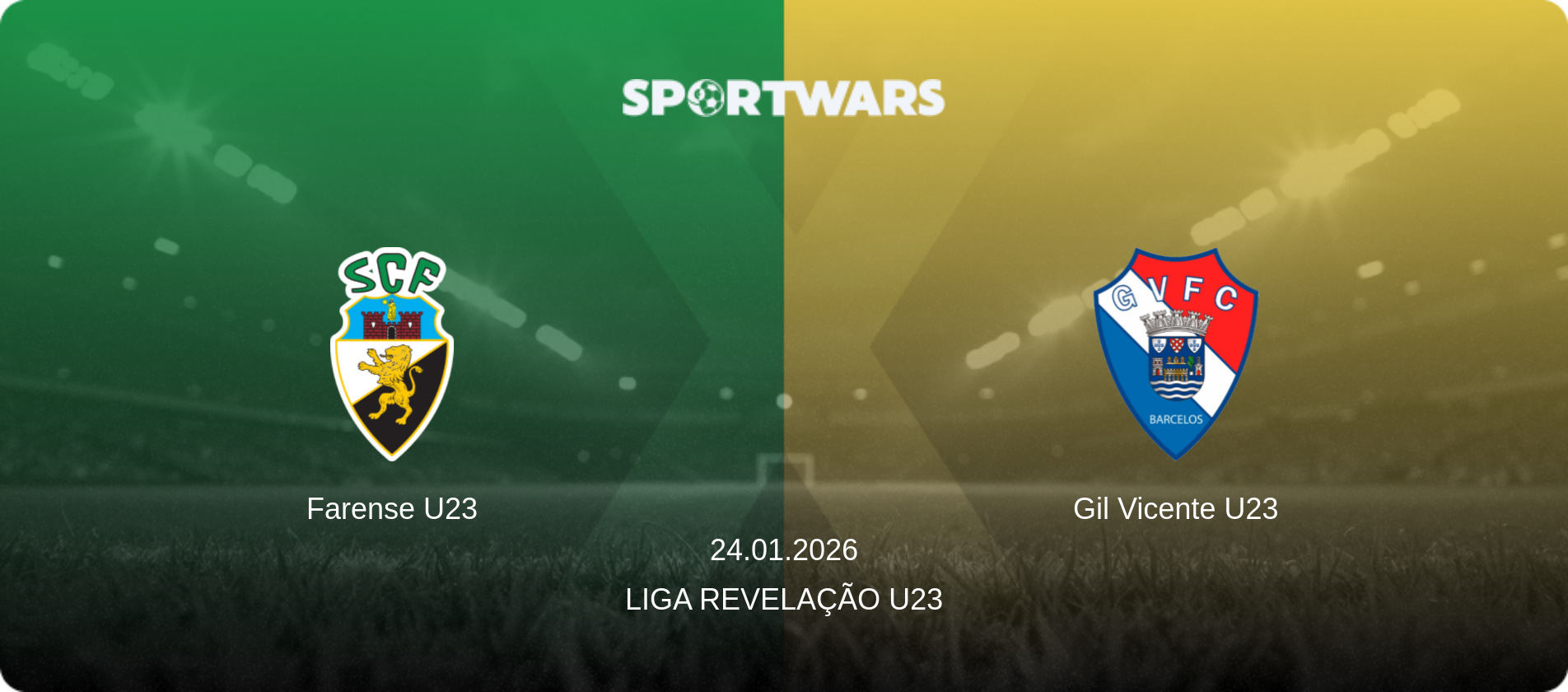 Farense U23 — Gil Vicente U23, 24.01.2026 — Liga Revelação U23 (match preview)