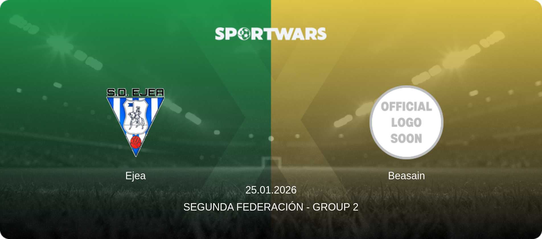 Ejea — Beasain, 25.01.2026 — Segunda Federación - Group 2 (match preview)