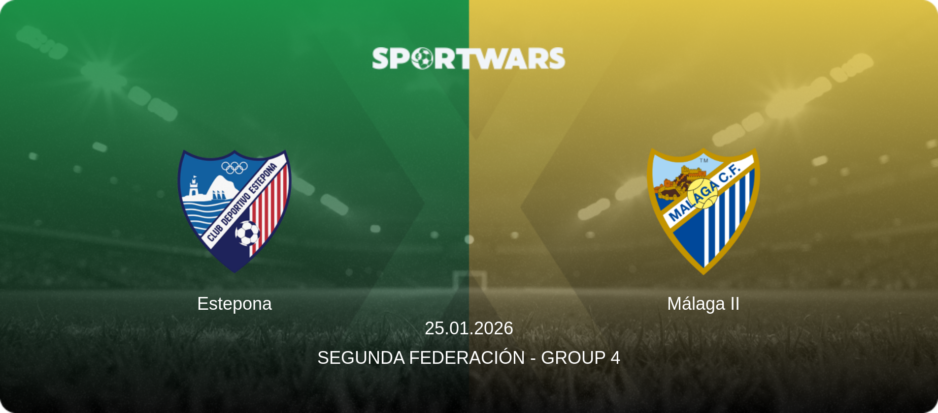 Estepona — Málaga II, 25.01.2026 — Segunda Federación - Group 4 (match preview)
