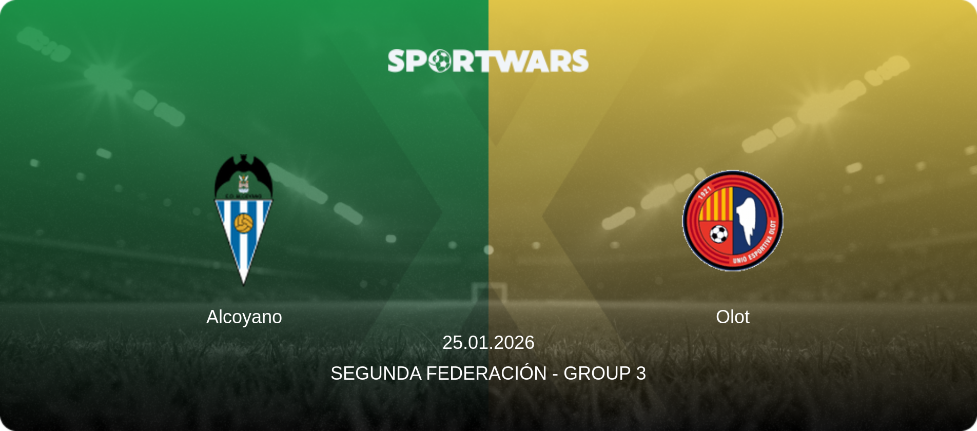 Alcoyano — Olot, 25.01.2026 — Segunda Federación - Group 3 (match preview)