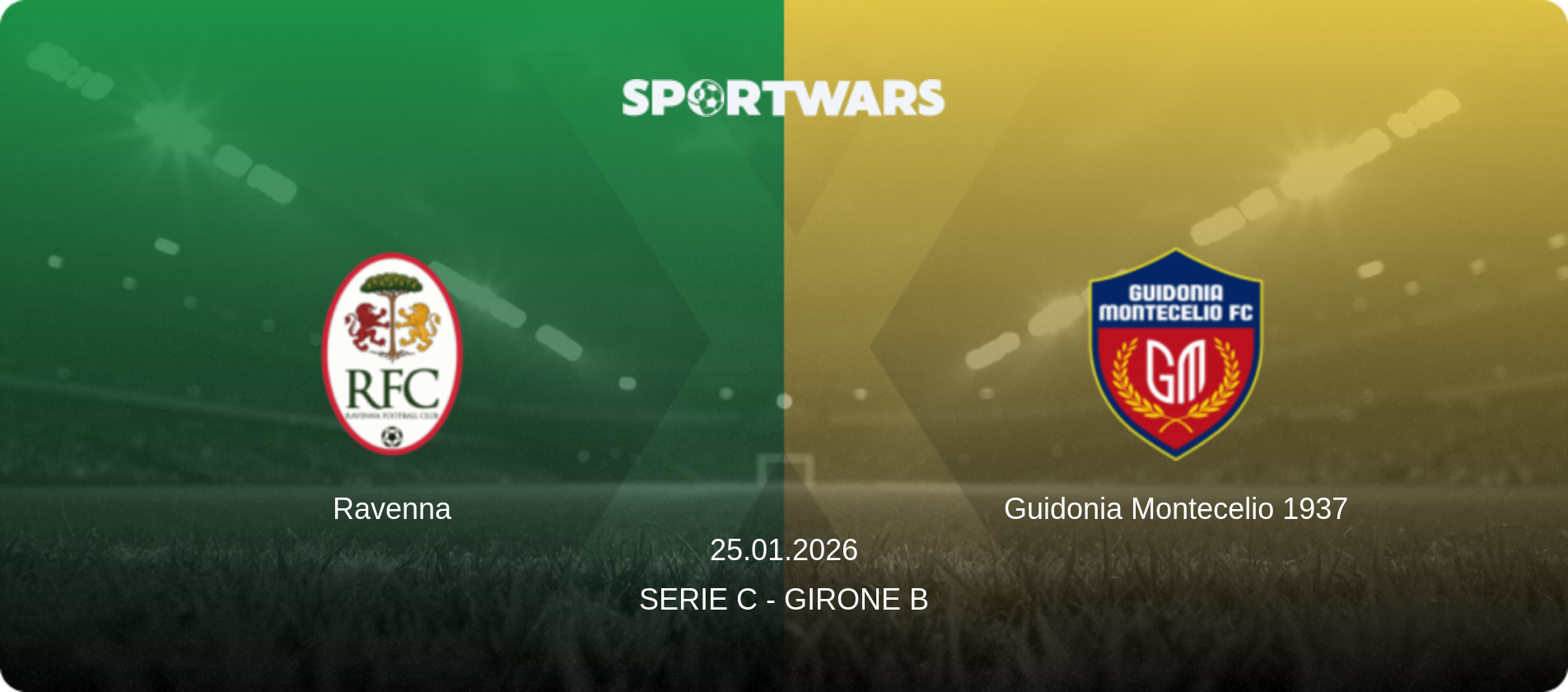 Ravenna — Guidonia Montecelio 1937, 25.01.2026 — Serie C - Girone B (match preview)