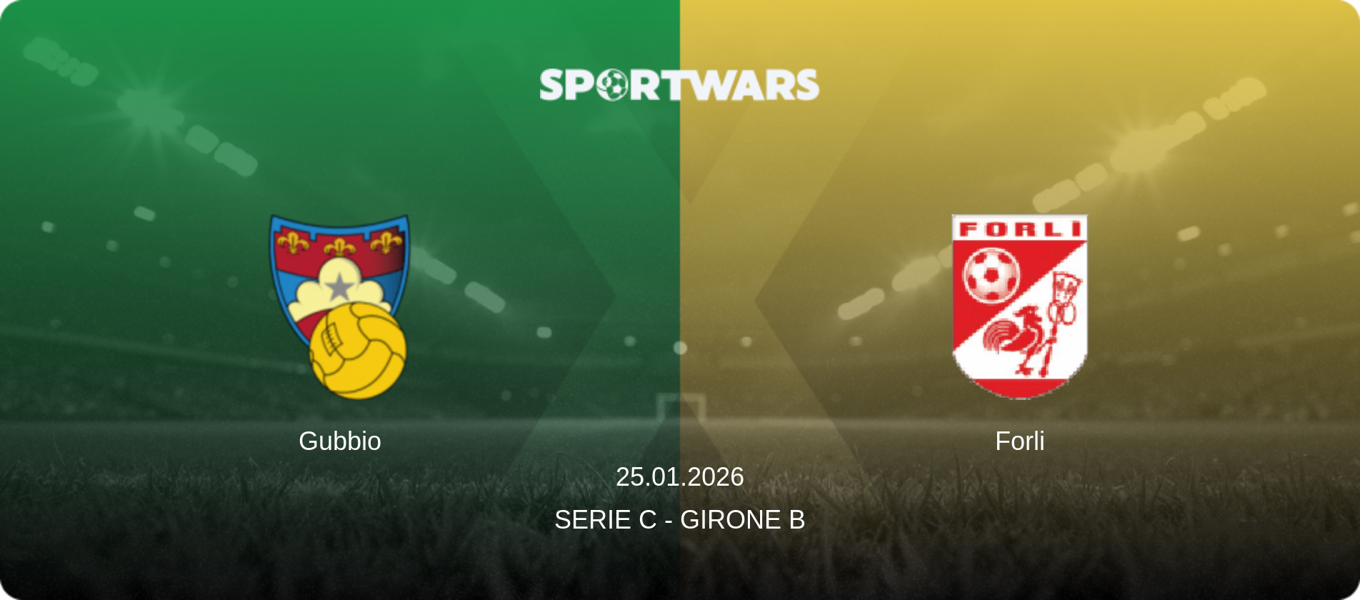Gubbio — Forli, 25.01.2026 — Serie C - Girone B (match preview)