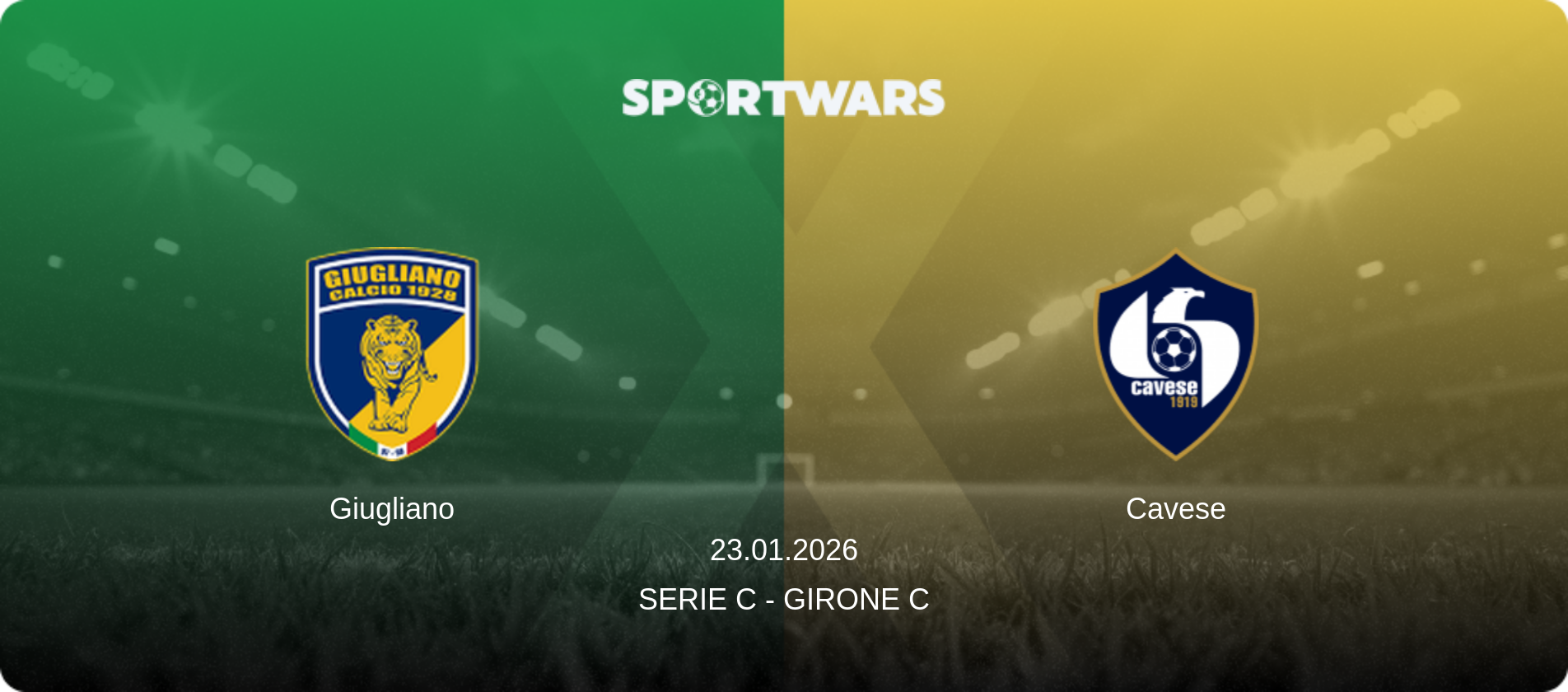 Giugliano — Cavese, 23.01.2026 — Serie C - Girone C (match preview)