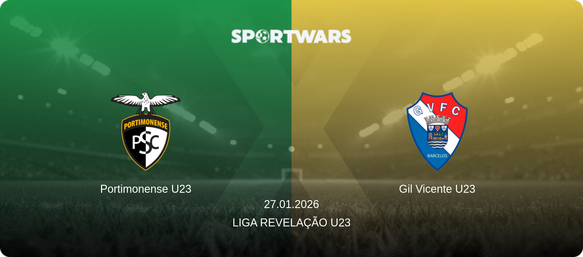 Portimonense U23 — Gil Vicente U23, 27.01.2026 — Liga Revelação U23 (match preview)