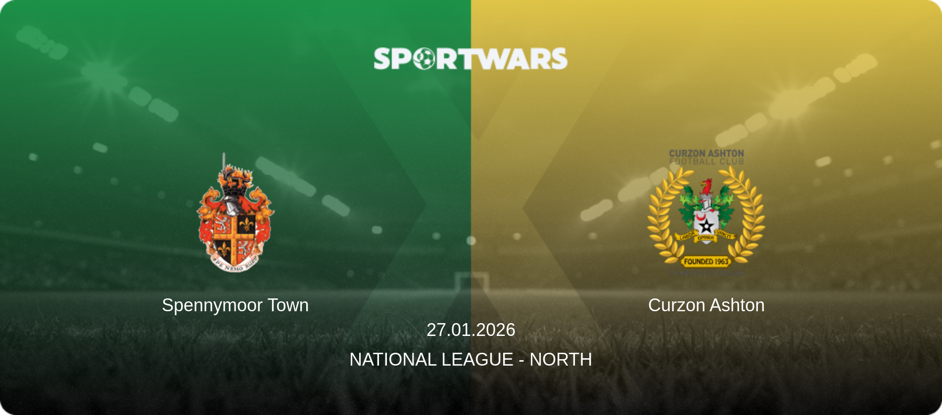 Spennymoor Town — Curzon Ashton, 27.01.2026 — National League - North (match preview)