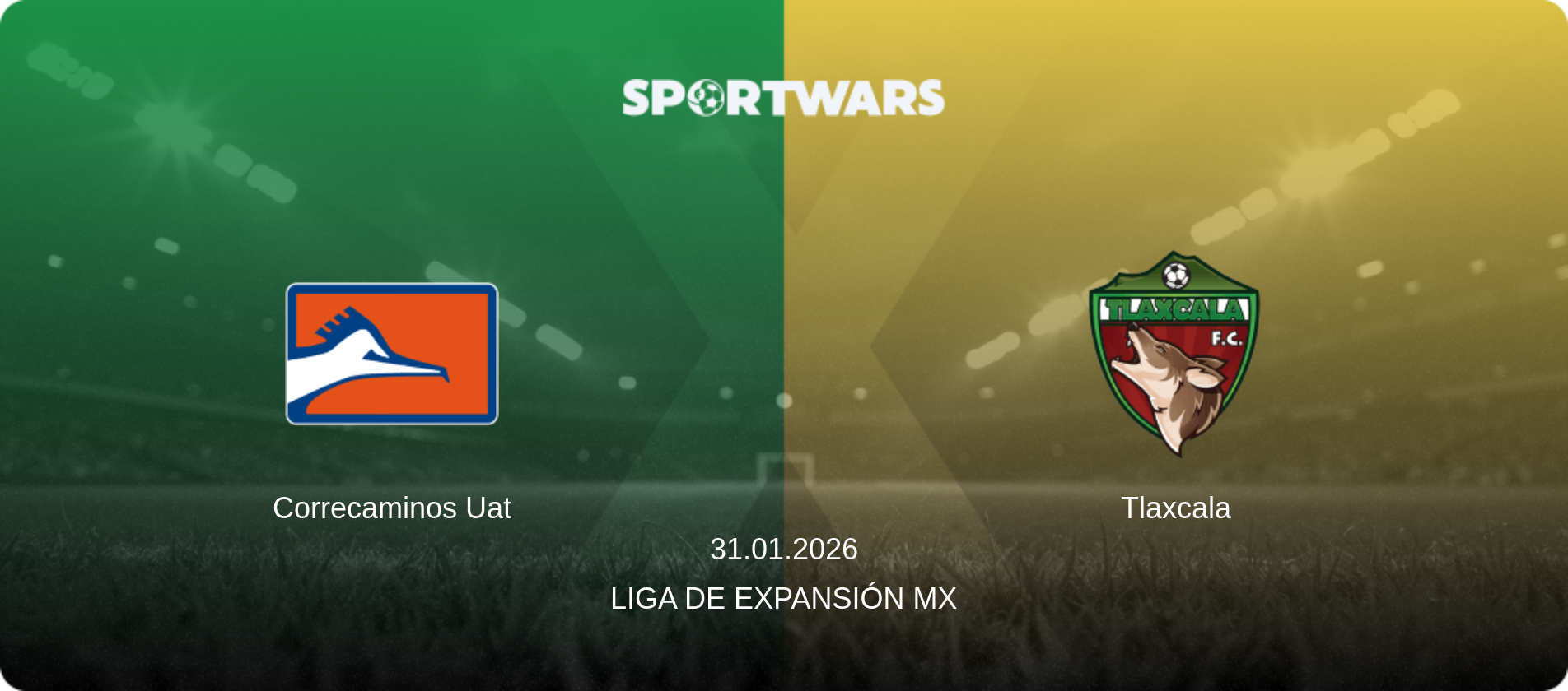 Correcaminos Uat — Tlaxcala, 31.01.2026 — Liga de Expansión MX (match preview)