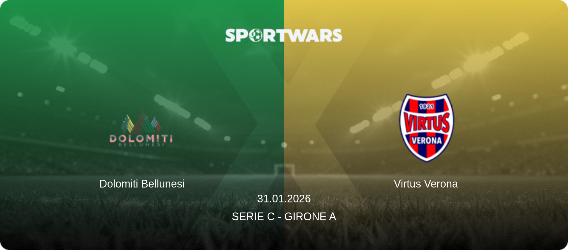 Dolomiti Bellunesi — Virtus Verona, 31.01.2026 — Serie C - Girone A (match preview)