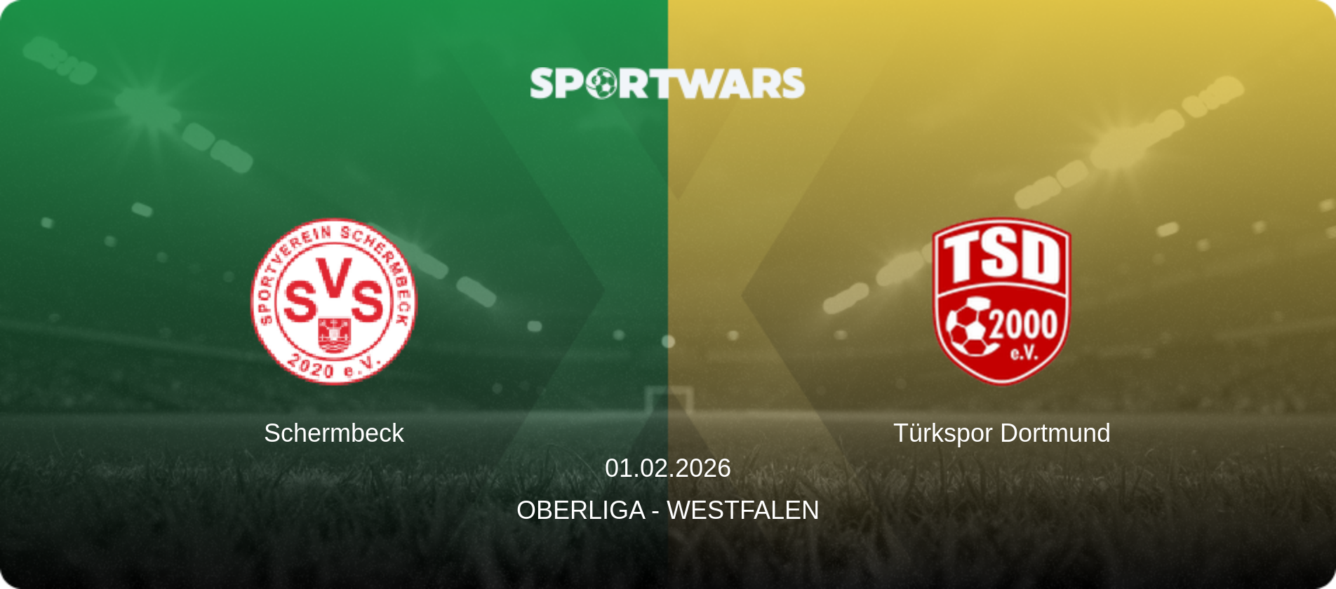 Schermbeck — Türkspor Dortmund, 01.02.2026 — Oberliga - Westfalen (match preview)