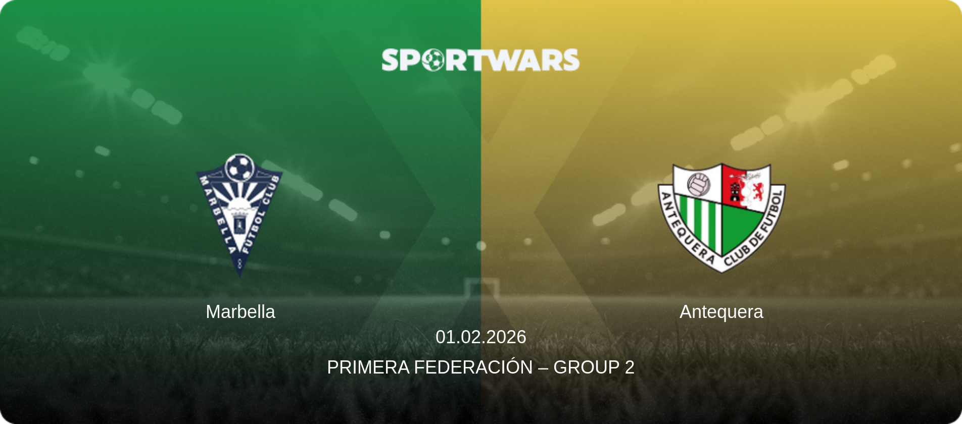Marbella — Antequera, 01.02.2026 — Primera Federación – Group 2 (match preview)