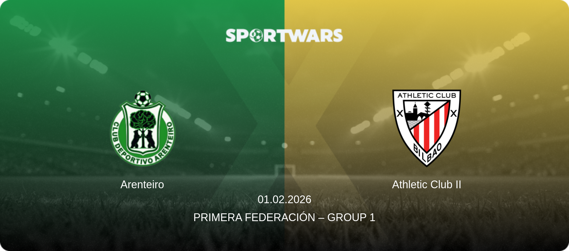 Arenteiro — Athletic Club II, 01.02.2026 — Primera Federación – Group 1 (match preview)