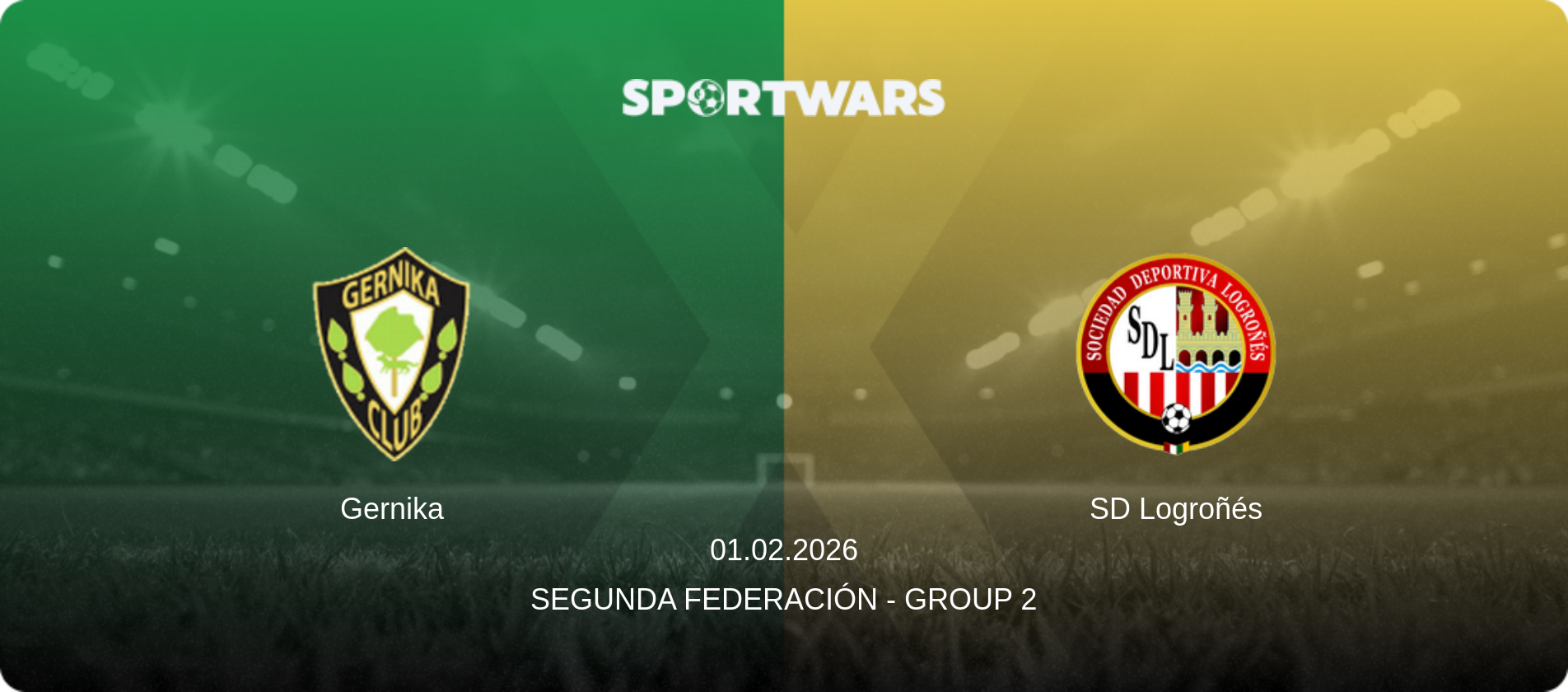 Gernika — SD Logroñés, 01.02.2026 — Segunda Federación - Group 2 (match preview)