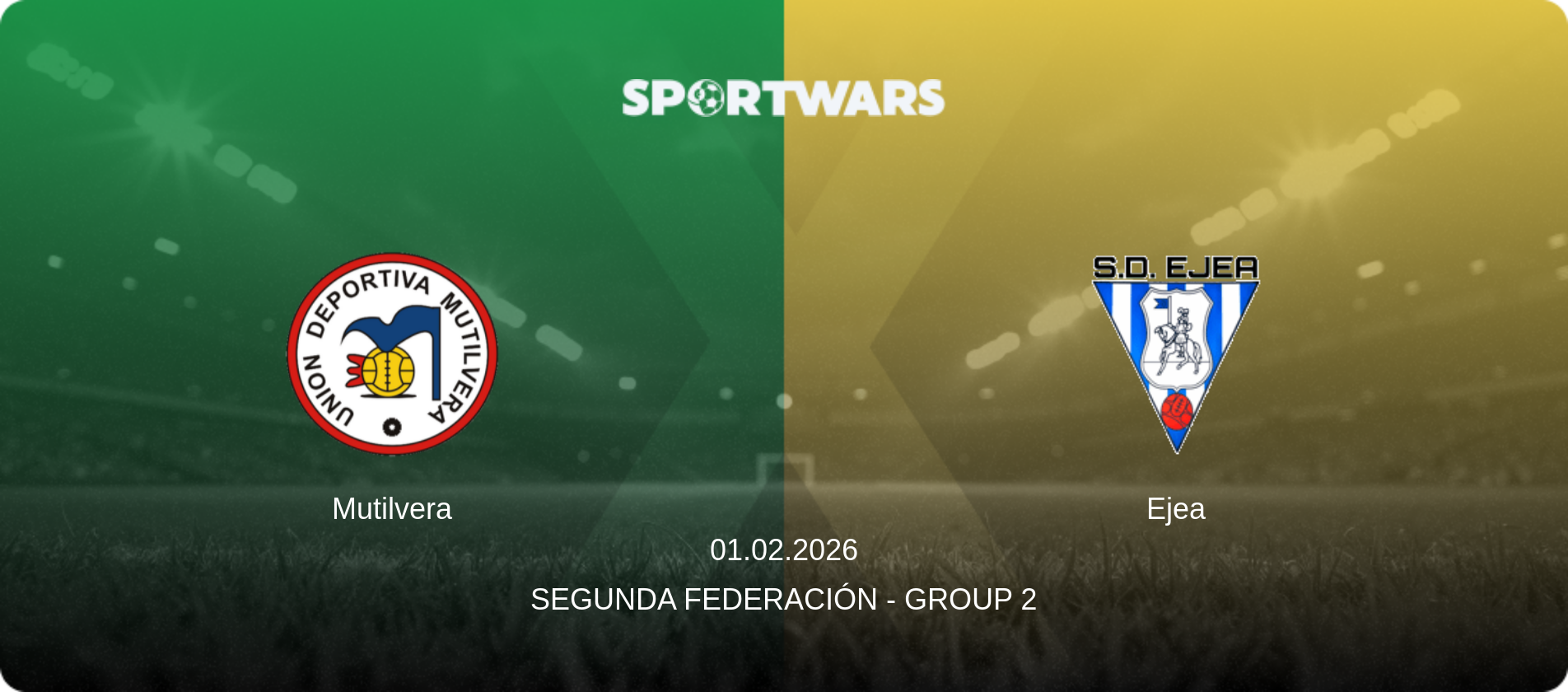 Mutilvera — Ejea, 01.02.2026 — Segunda Federación - Group 2 (match preview)