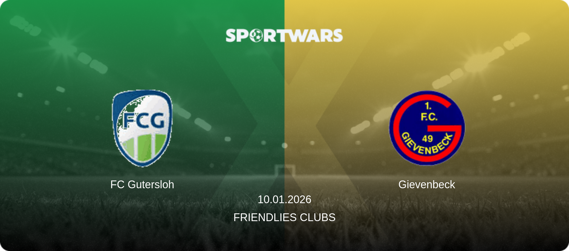 FC Gutersloh — Gievenbeck, 10.01.2026 — Friendlies Clubs (match preview)