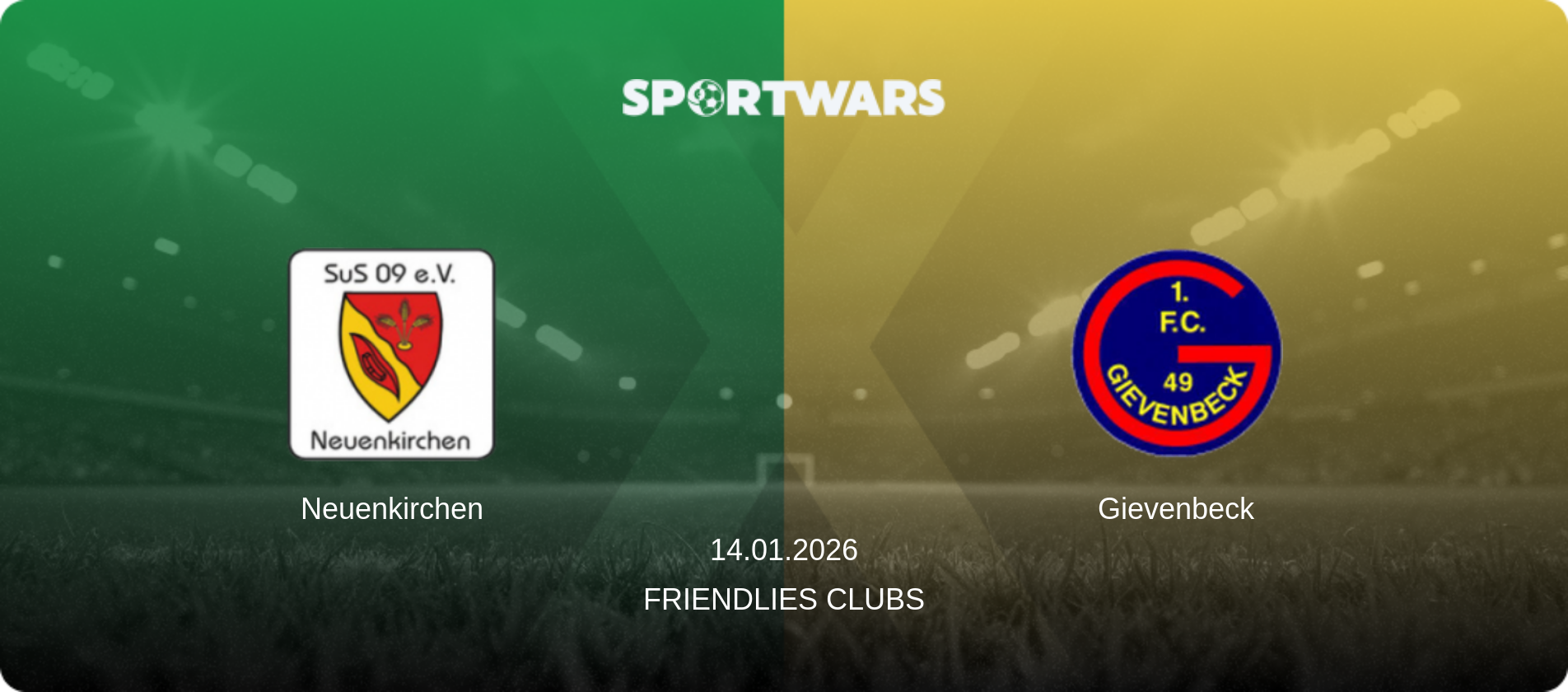 Neuenkirchen — Gievenbeck, 14.01.2026 — Friendlies Clubs (match preview)