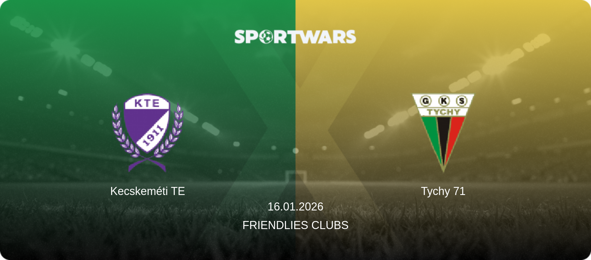 Kecskeméti TE — Tychy 71, 16.01.2026 — Friendlies Clubs (match preview)