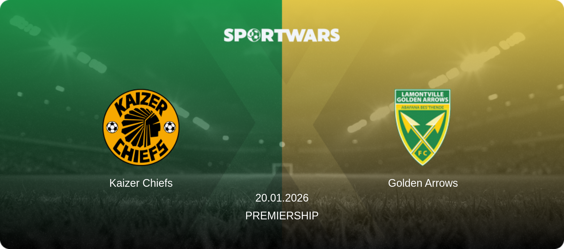 Kaizer Chiefs — Golden Arrows, 20.01.2026 — Premiership (match preview)