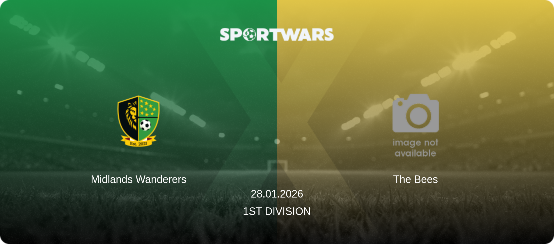Midlands Wanderers — The Bees, 28.01.2026 — 1st Division (match preview)