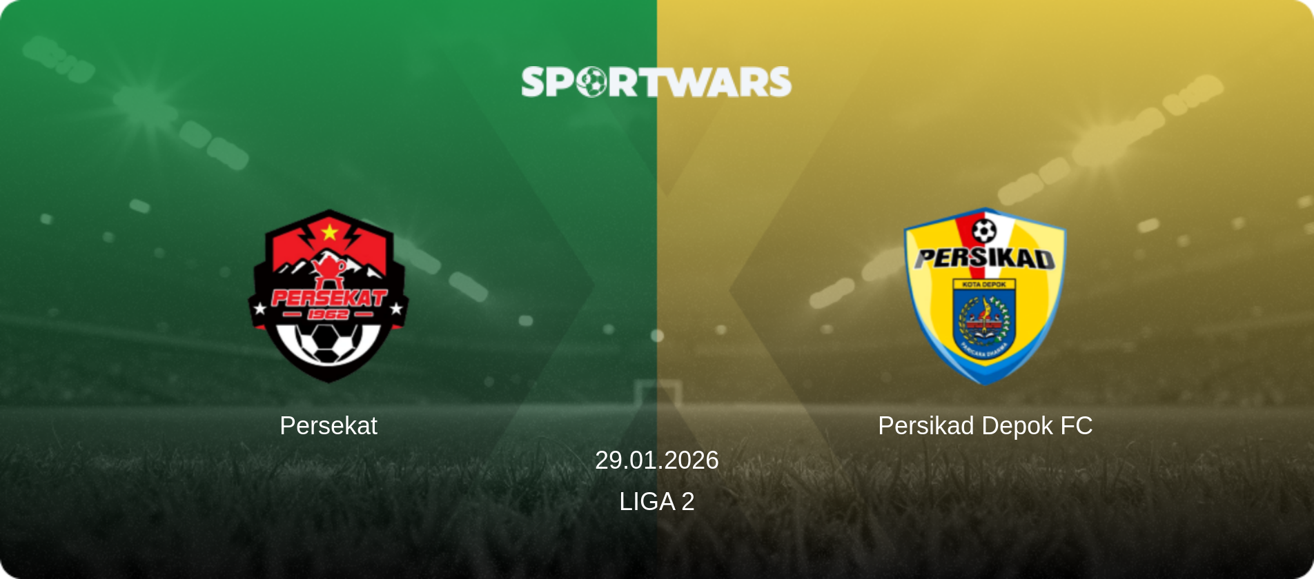 Persekat — Persikad Depok FC, 29.01.2026 — Liga 2 (match preview)