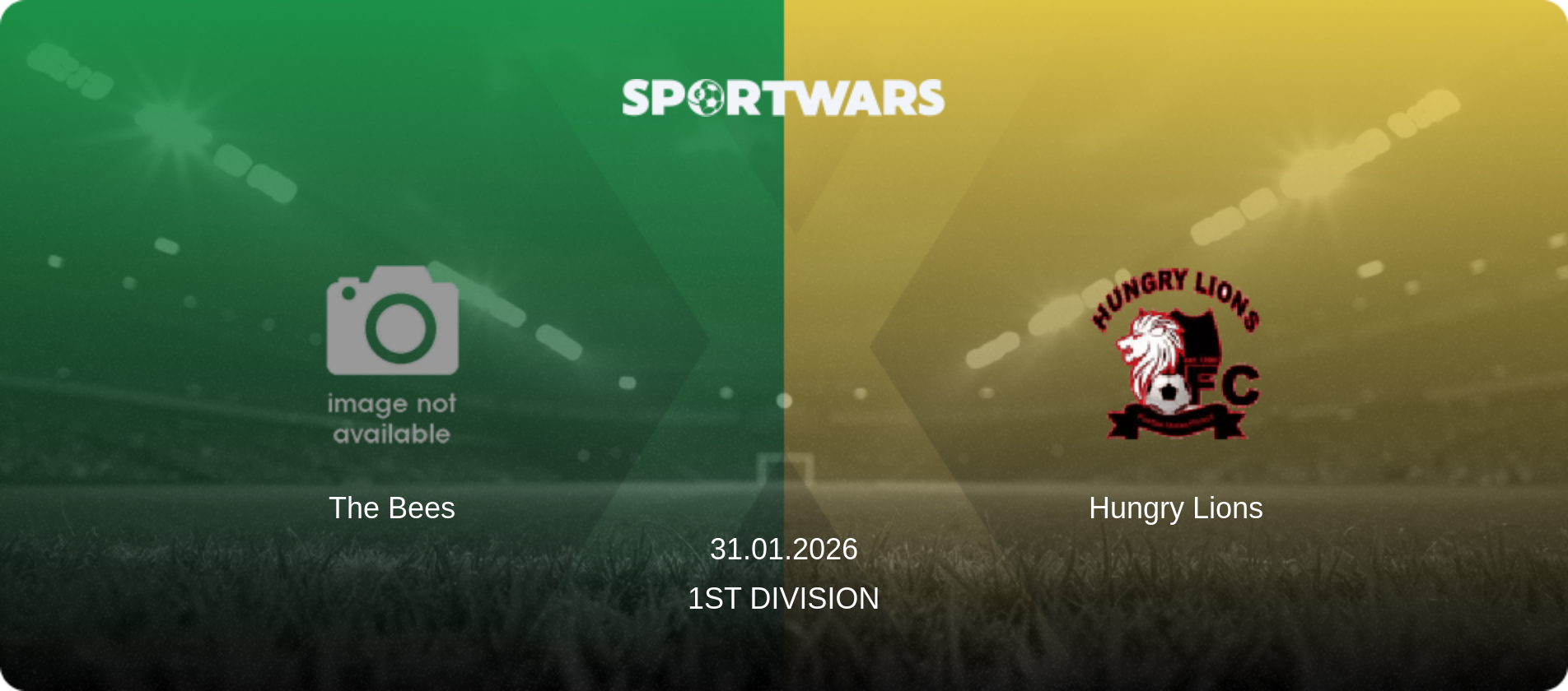 The Bees — Hungry Lions, 31.01.2026 — 1st Division (match preview)