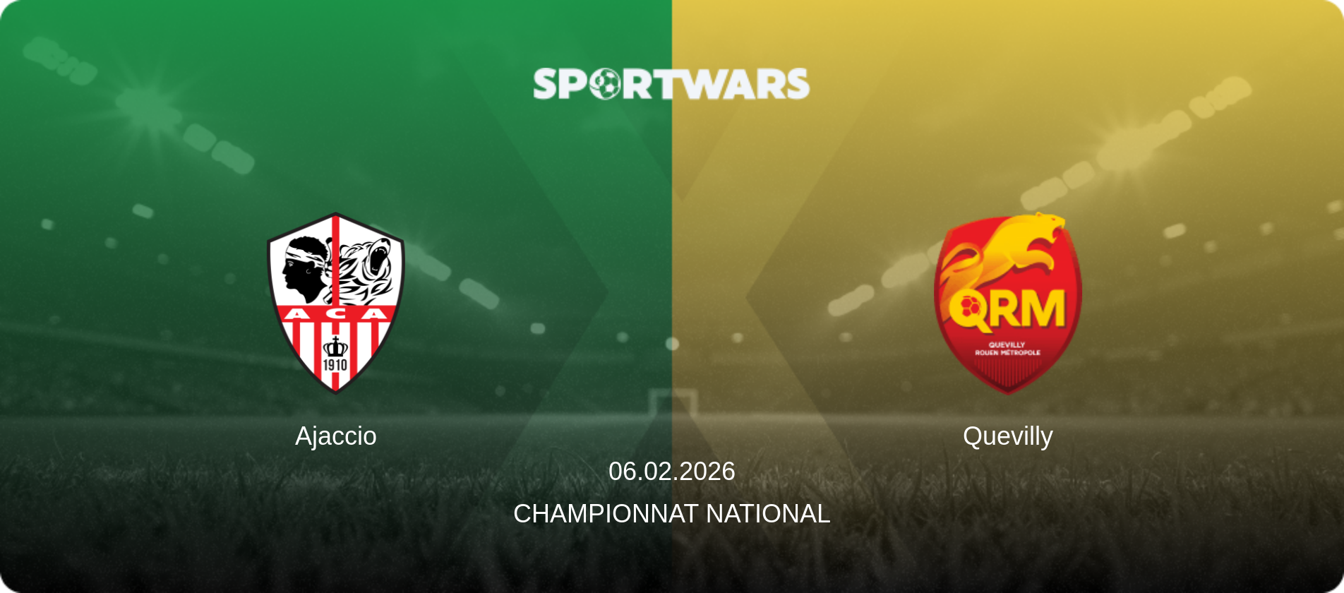 Ajaccio — Quevilly, 06.02.2026 — Championnat National (match preview)