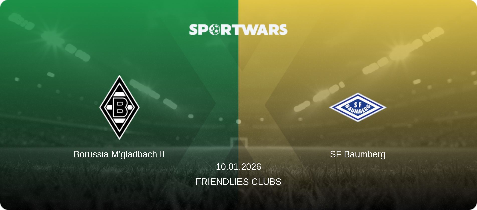 Borussia M'gladbach II — SF Baumberg, 10.01.2026 — Friendlies Clubs (match preview)