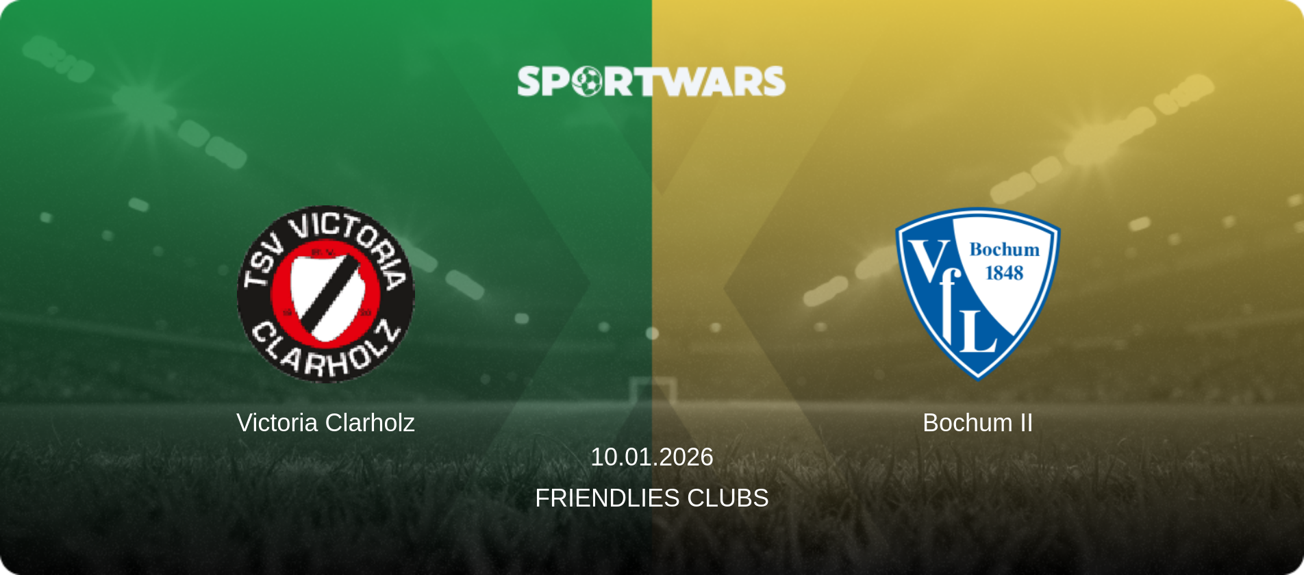 Victoria Clarholz — Bochum II, 10.01.2026 — Friendlies Clubs (match preview)