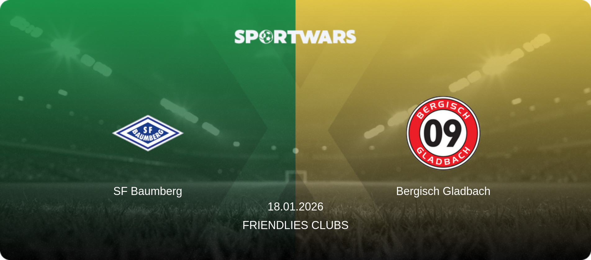 SF Baumberg — Bergisch Gladbach, 18.01.2026 — Friendlies Clubs (match preview)