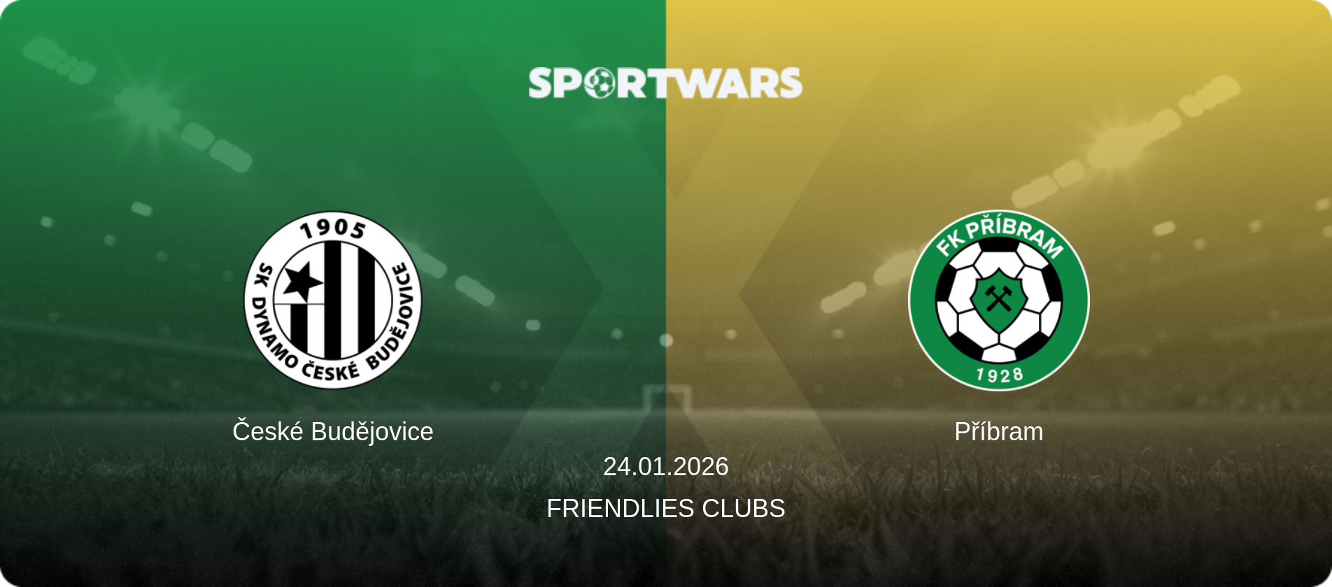 České Budějovice — Příbram, 24.01.2026 — Friendlies Clubs (match preview)