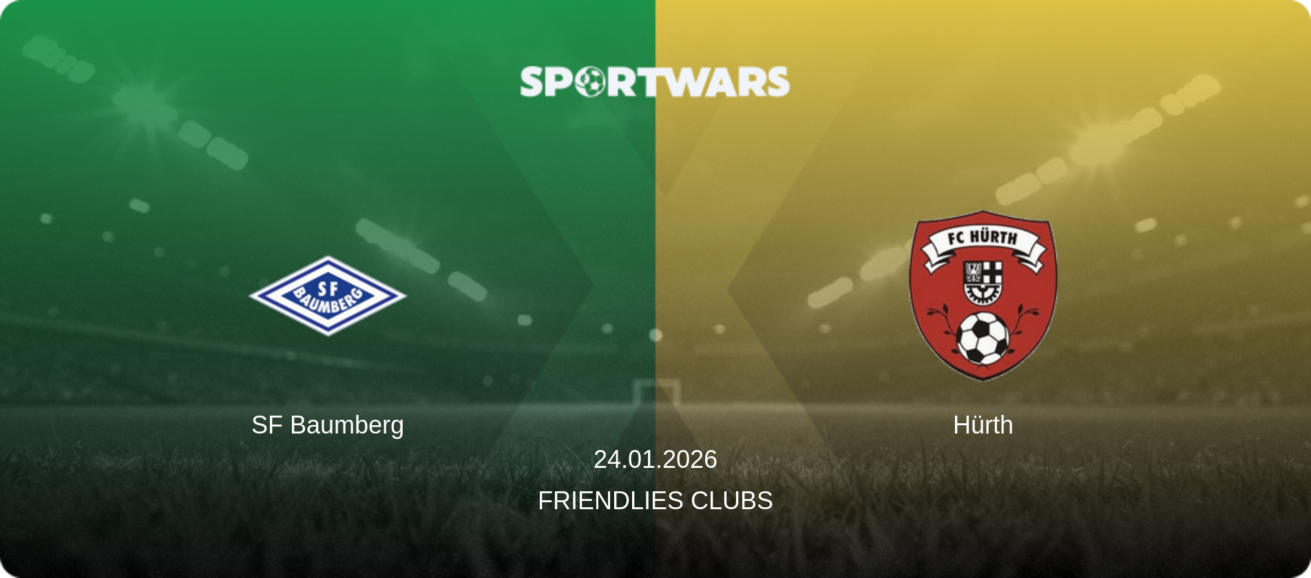 SF Baumberg — Hürth, 24.01.2026 — Friendlies Clubs (match preview)