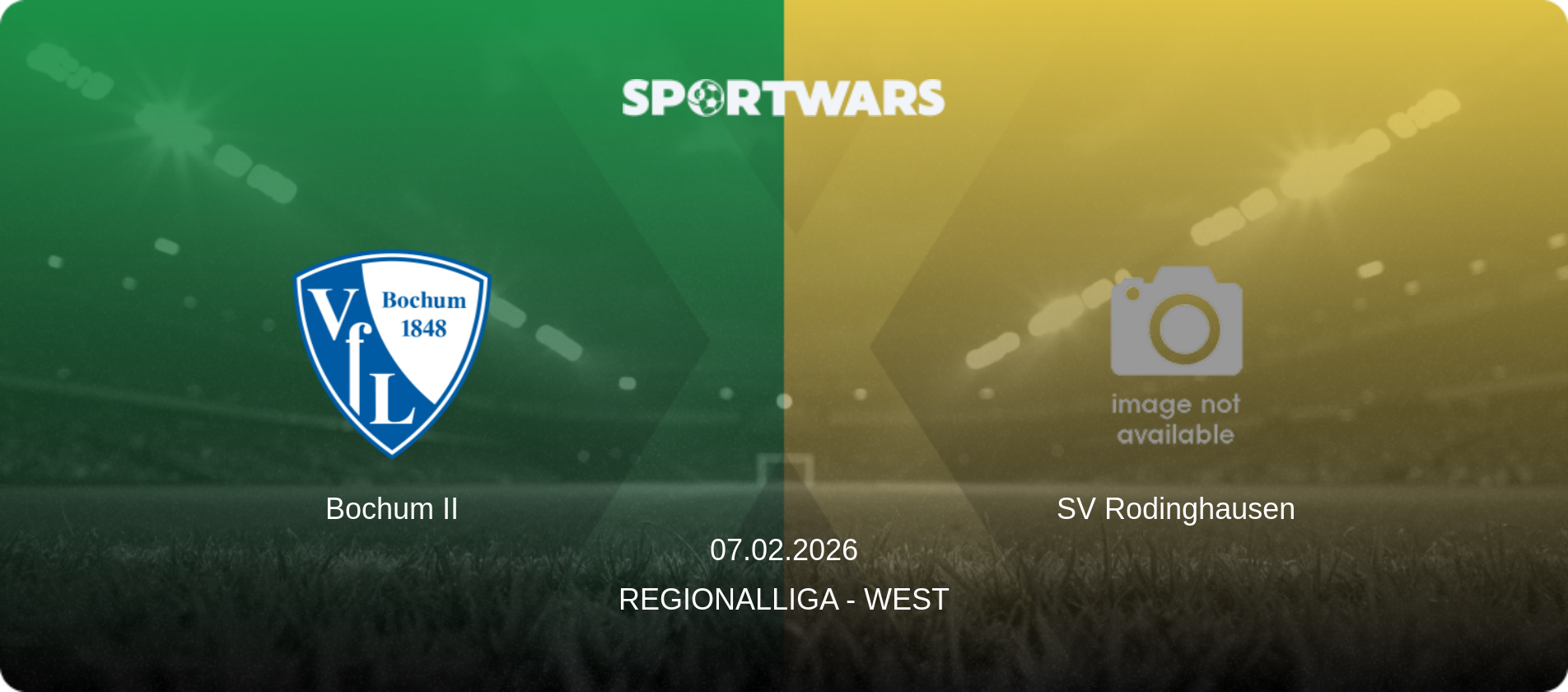 Bochum II — SV Rodinghausen, 07.02.2026 — Regionalliga - West (match preview)