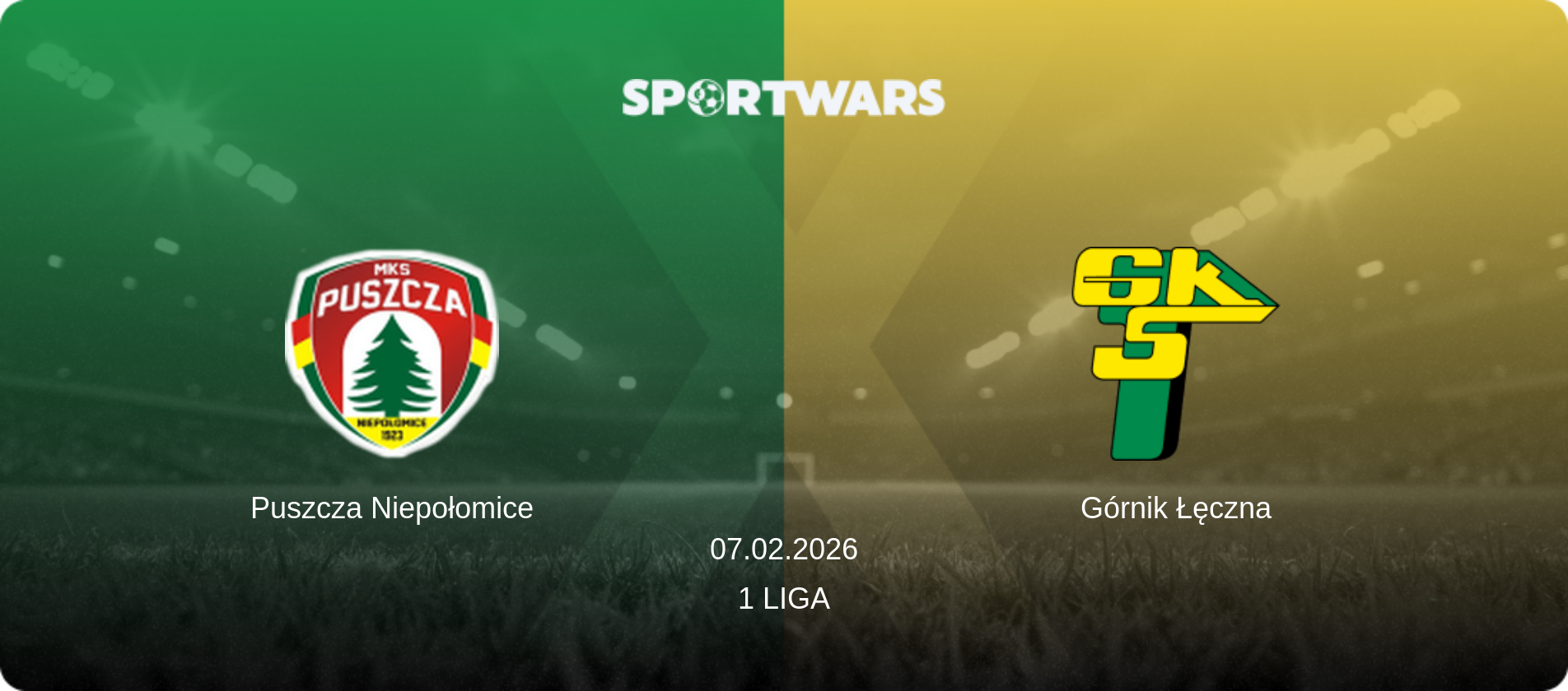 Puszcza Niepołomice — Górnik Łęczna, 07.02.2026 — 1 Liga (match preview)