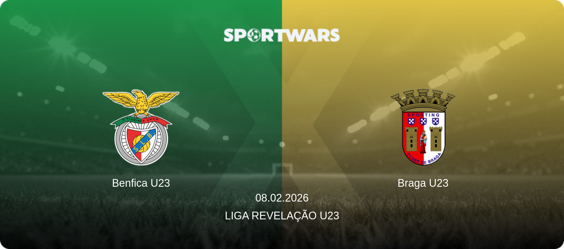 Benfica U23 — Braga U23, 08.02.2026 — Liga Revelação U23 (match preview)